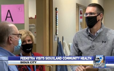 Rep. Randy Feenstra visits Siouxland Community Health