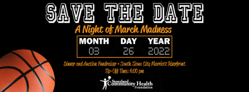 March Madness Save The Date graphic