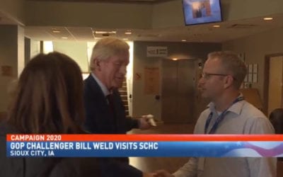 GOP challenger Bill Weld visits Siouxland Community Health