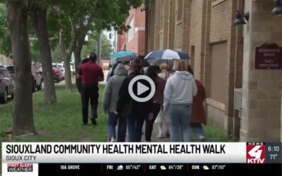 Siouxland Community Health Center held “mental health walk”